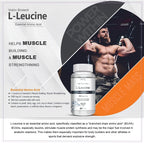 Vokin biotech L- Leucine – Supports muscle Building, Muscle Strengthening – 1000mg