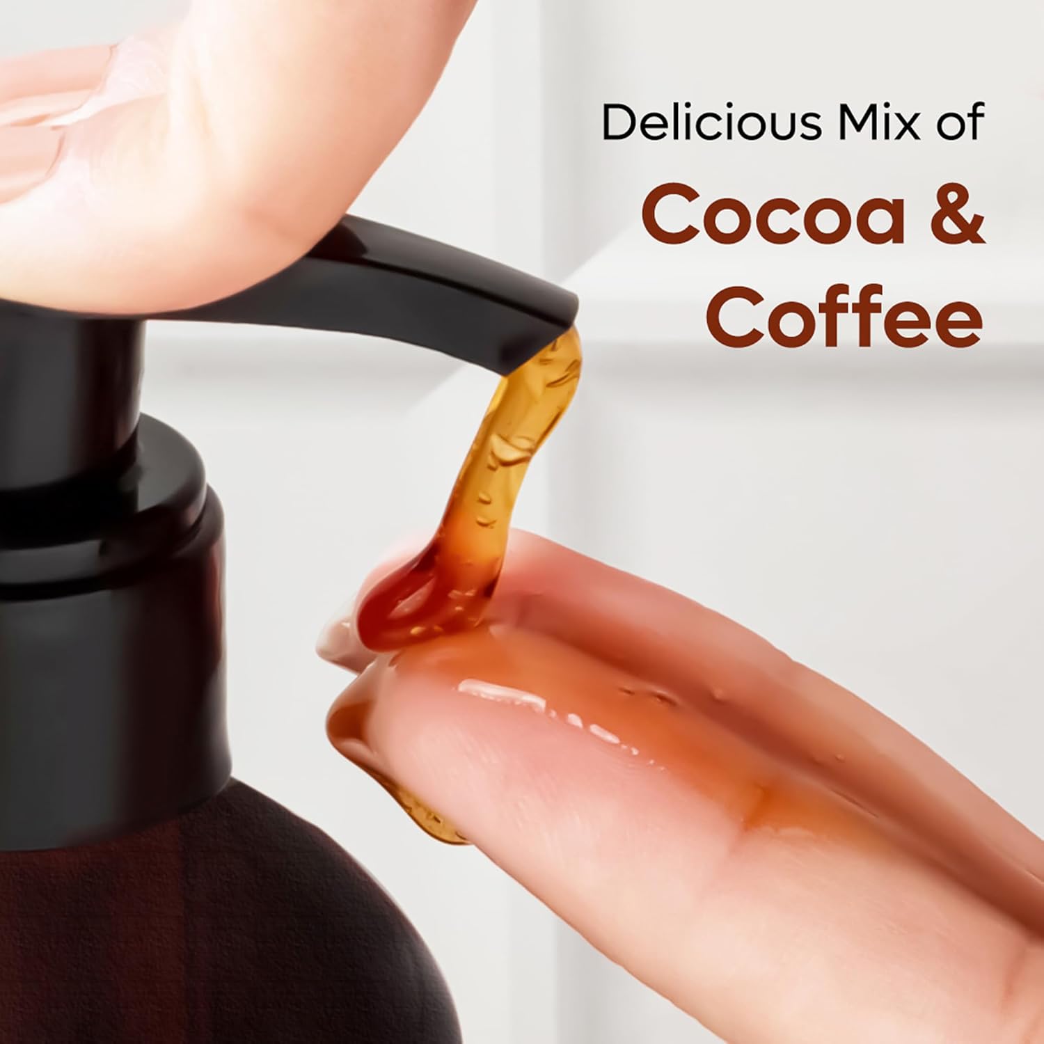 mCaffeine Coffee Body Wash with Cocoa for Refreshed & Moisturized Skin