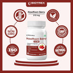 Biotrex Hawthorn Berry 510Mg Veg Capsules - Distacart