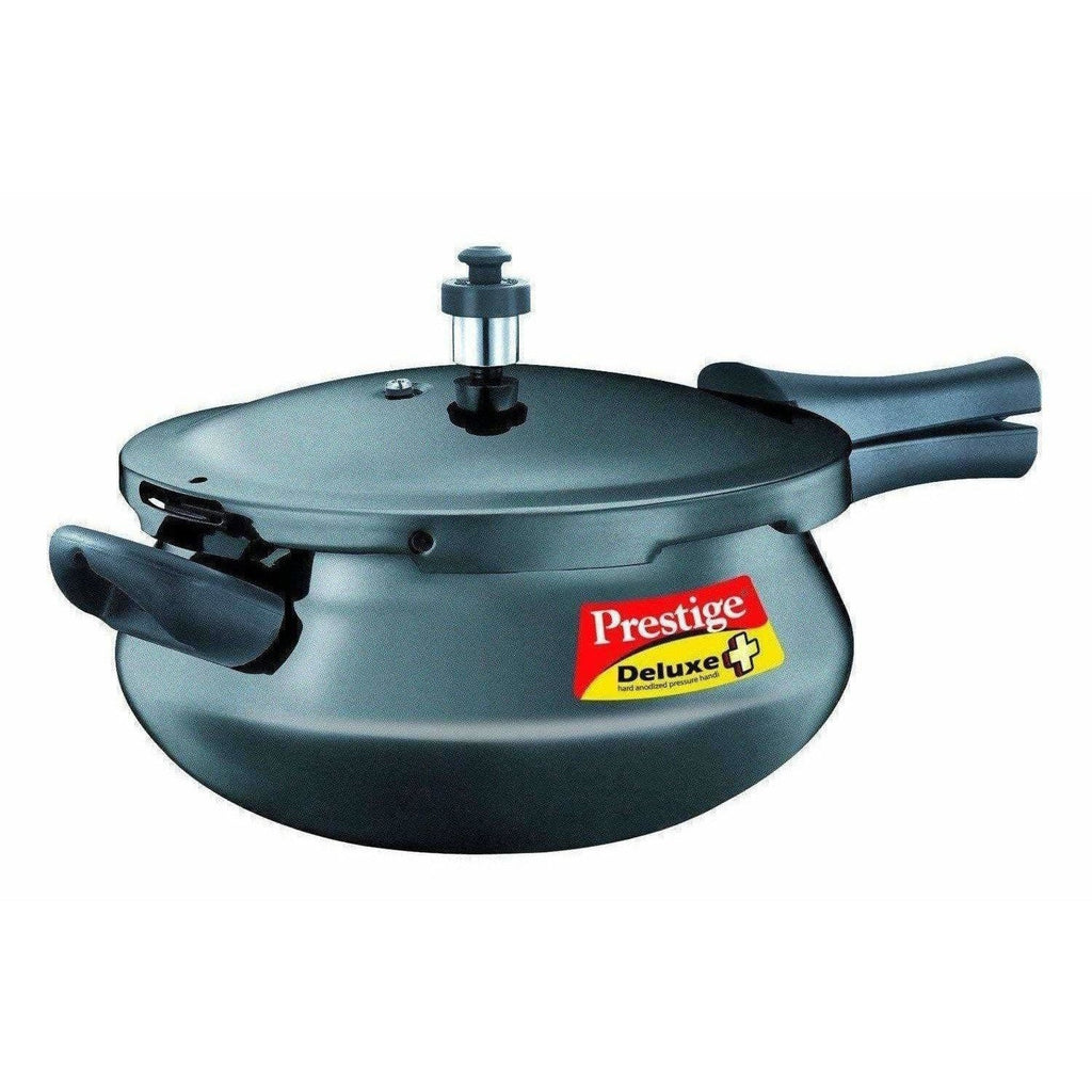 Prestige Deluxe Plus Junior Induction Base Hard Anodized Pressure Handi Black Color