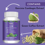 Vokin Biotech Slimo Advanced Weight Loss Formula with Green Coffee Extract 100mg and Garcinia Cambogia Extract 500mg Fat Burner for Men and Women