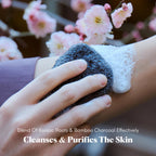 ILEM JAPAN Natural Konjac Sponge Body (Charcoal)