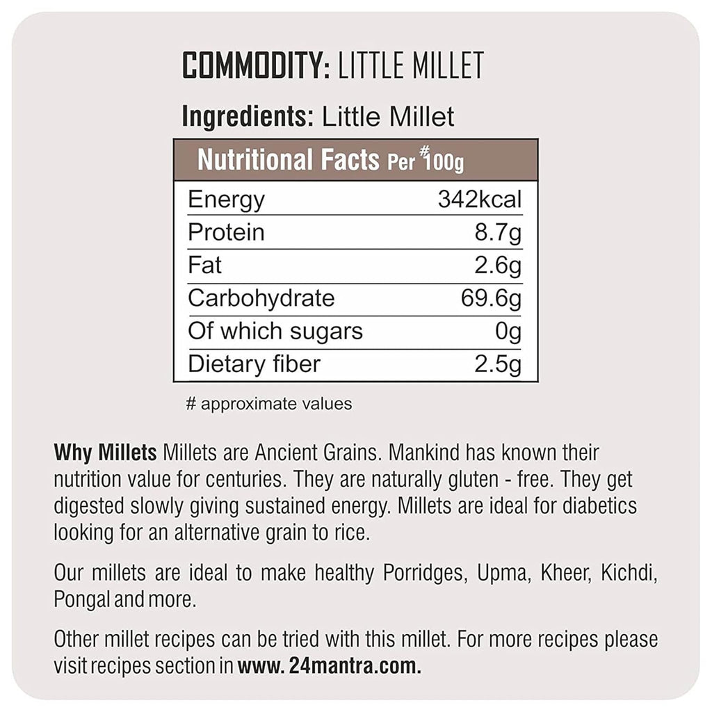 24 Mantra Organic Little Millet - Distacart