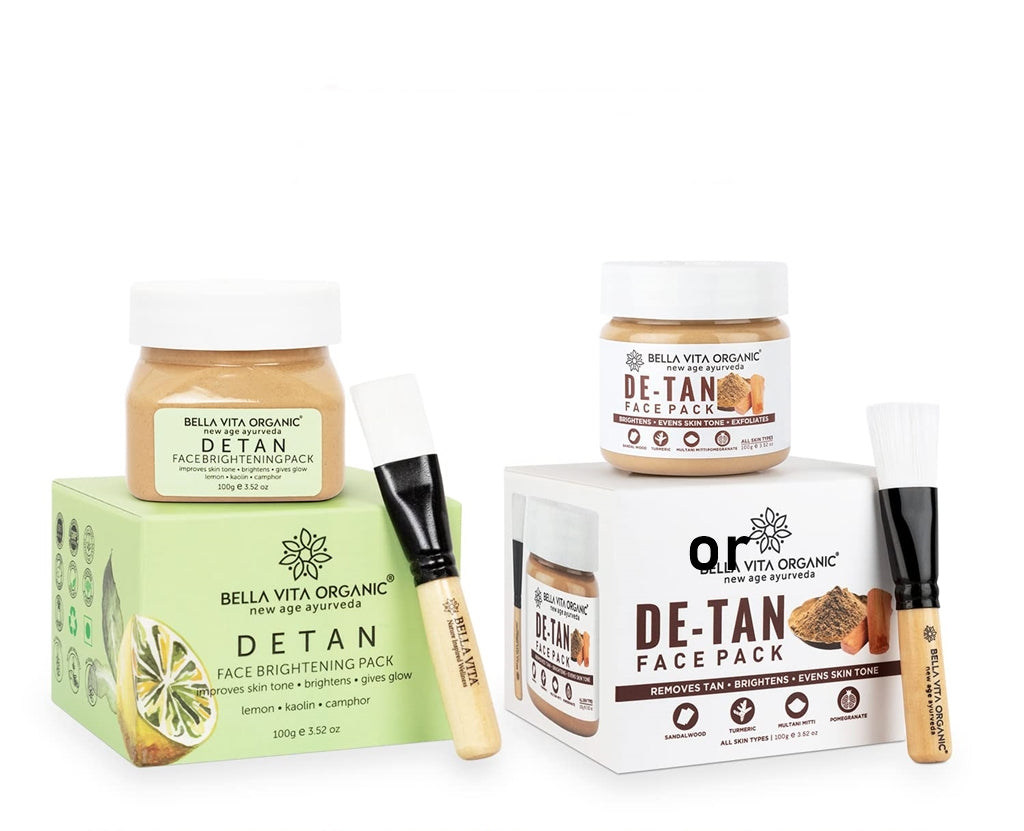 Bella Vita Organic INSTABRIGHT Face Pack for DeTan