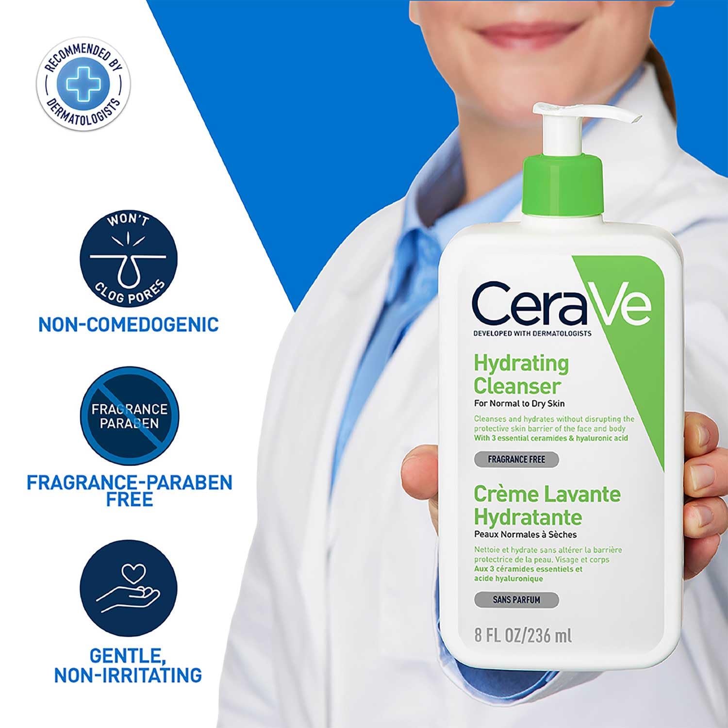 Cerave Hydrating Cleanser for Normal to Dry Skin