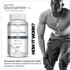 Vokin Biotech Glucosamine HCL Supplement Supports Joint Health -500mg