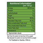 Patanjali Virgin Coconut Oil Nutritions