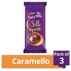 Cadbury Dairy Milk Silk Caramello Mocha, 136g (Pack of 3)