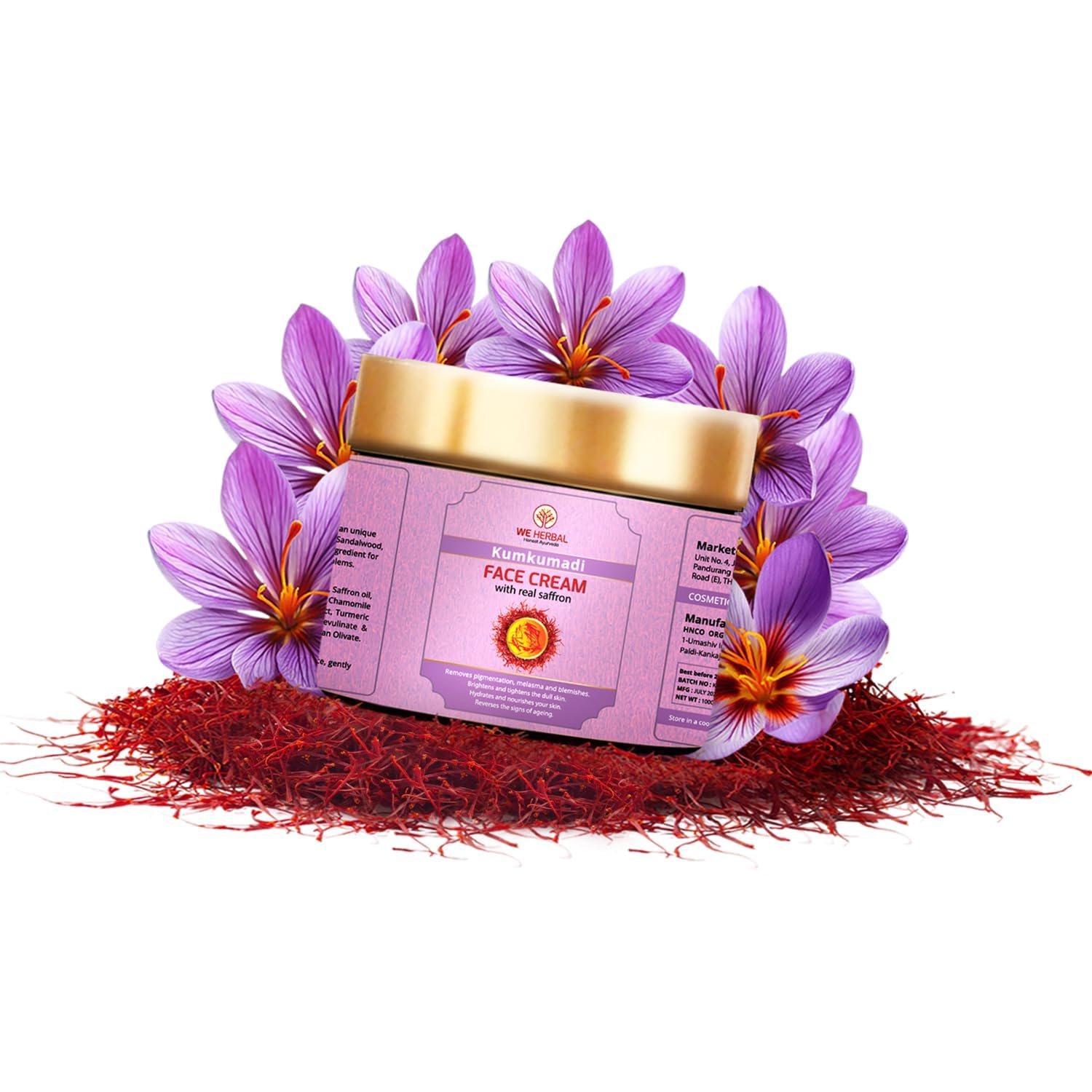 We Herbal Kumkumadi Face Cream: An Ayurvedic Solution For Modern Radiant Revitalized Skin