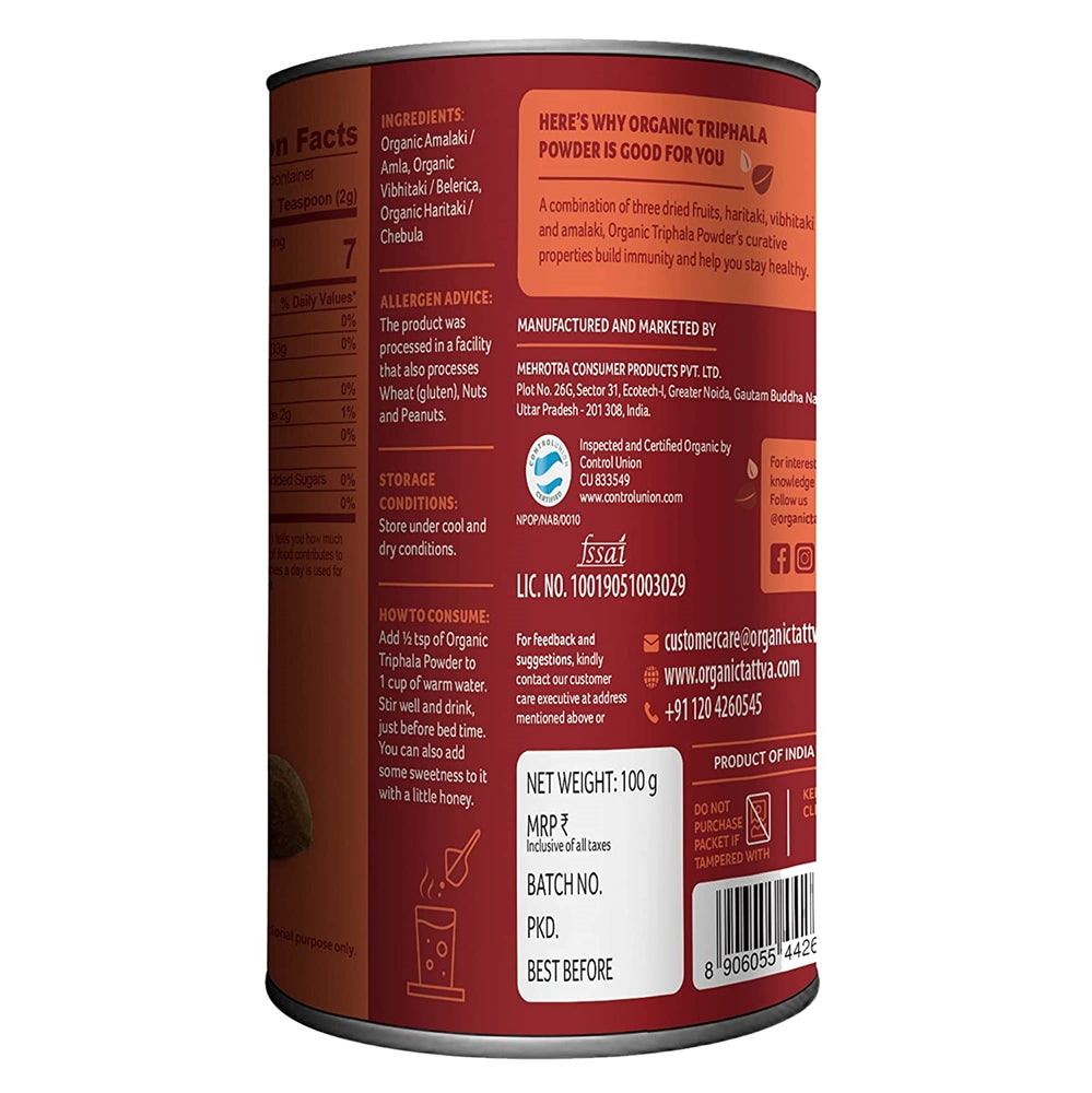 Organic Tattva Triphala Powder Online