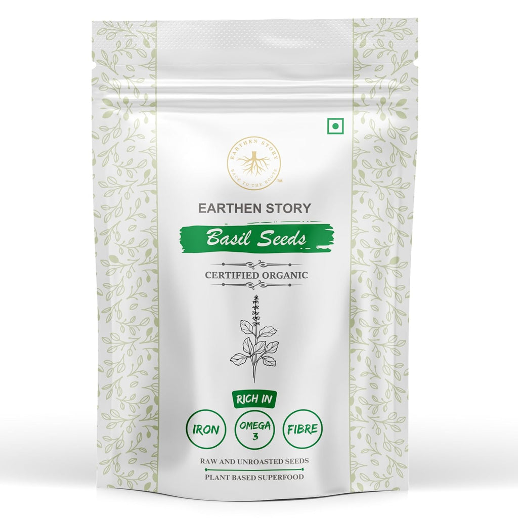 Earthen Story Certified Organic Sabja Seeds
