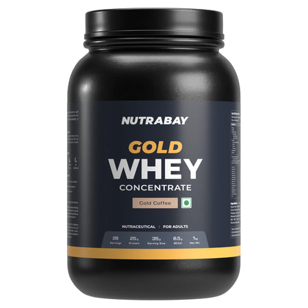 Nutrabay Gold Whey Protein Concentrate - Cold Coffee