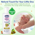 Chicco Baby Moments Massage Oil For Moisturised Skin, Nourished Hair & Scalp
