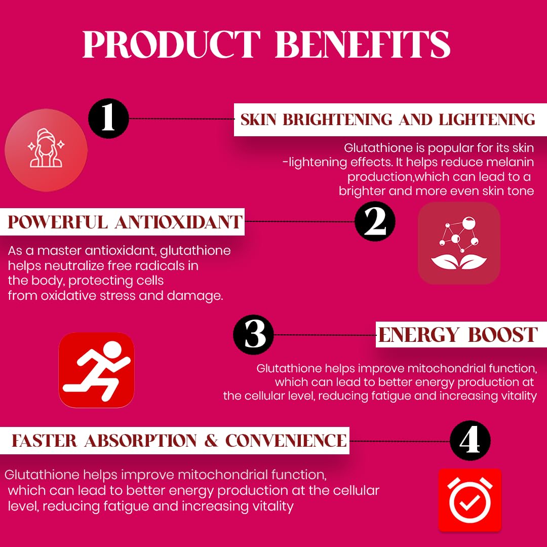BOOSTIQ Glutathione Vitamin C Effervescent Tablets - Strawberry Flavour