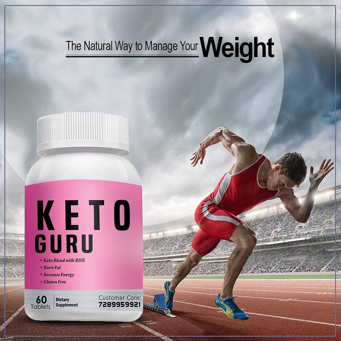 Vokin Biotech Keto Guru Tablets for weight loss | Fat Burner Supplement