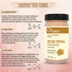 Origenz Pure & Natural Rose Petals Powder