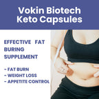 Vokin Biotech Keto Advaced Weight Loss Formula with Green Tea Extract Garcinia Combogia Capsules For Men and Women