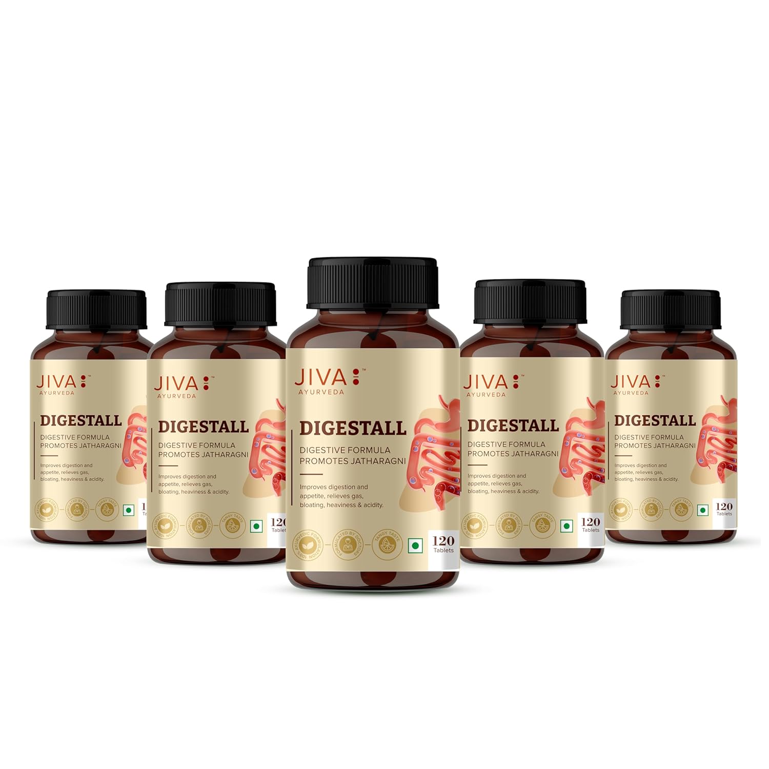 Jiva Ayurveda Digestall Tablets - Distacart