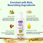 Chicco Baby Moments Massage Oil For Moisturised Skin, Nourished Hair & Scalp