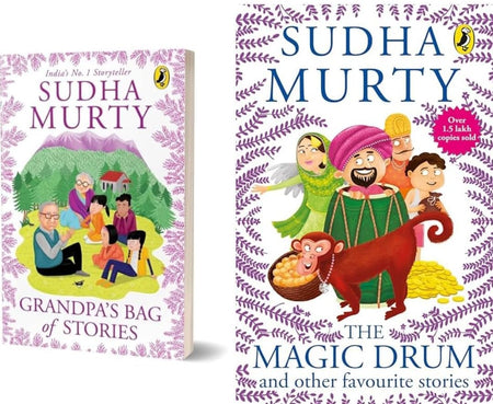 Grandpa's Bag of Stories And The Magic Drum and Other Favourite Stories By Sudha Murty