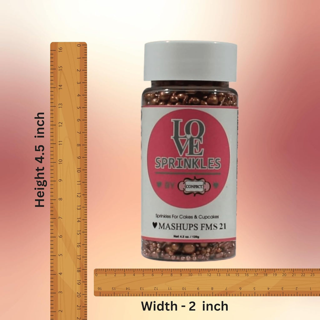 copper sprinkles bottle for decoration bottle 100 g