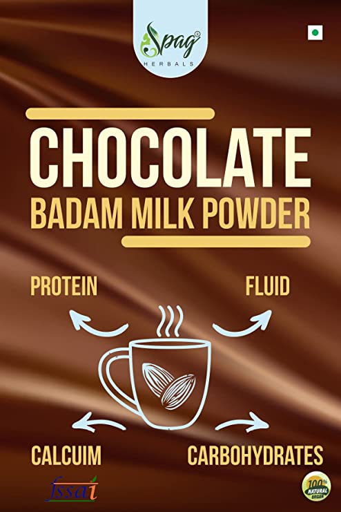 Spag Herbals Chocolate Badam Health Drink Instant Premix Powder - Distacart