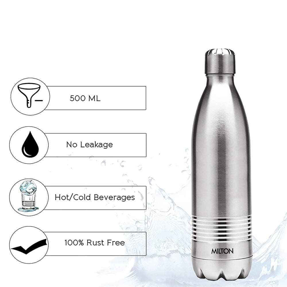 Milton steel Hot & Cold Bottle,500 ml