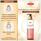 Inveda French Red Clay Scrub Face Wash