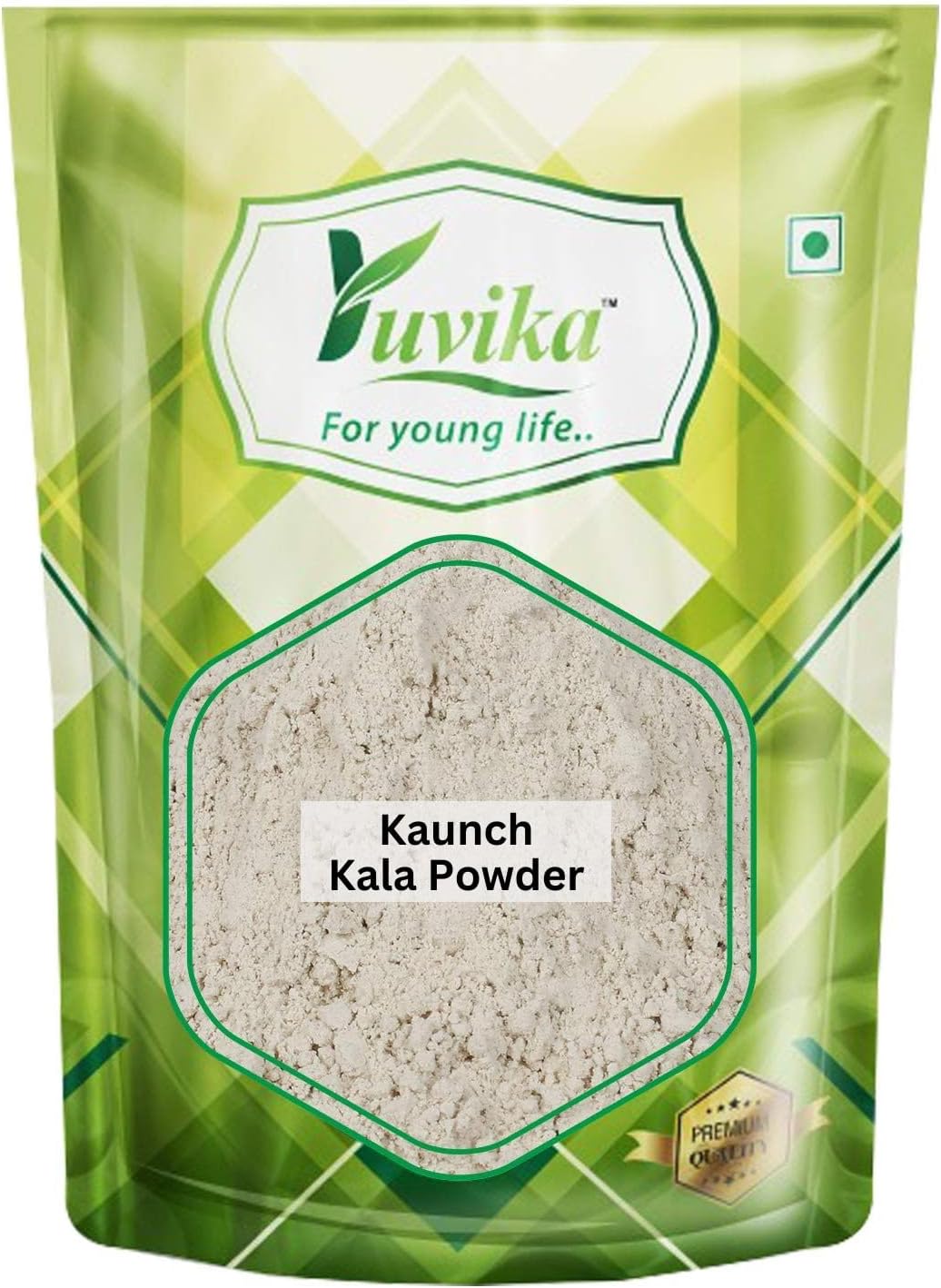 Yuvika Beej Kaunch Kala Powder (Without Peel) - Mucuna Pruriens - Black Kaunch Seeds Powder | Cowhage - Distacart