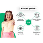 Little Joys DHA Brain Health Gummies for Kids (2-6 yrs)-No Added Sugar|Strawberry Flavor - Distacart