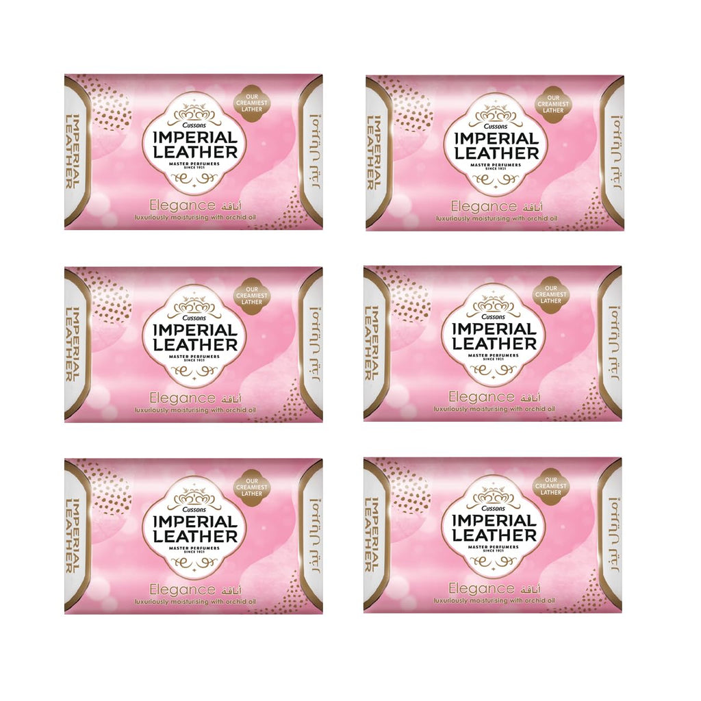 Cussons Imperial Leather Elegance Soap Luxuriously Moisturising With Orchid Oil