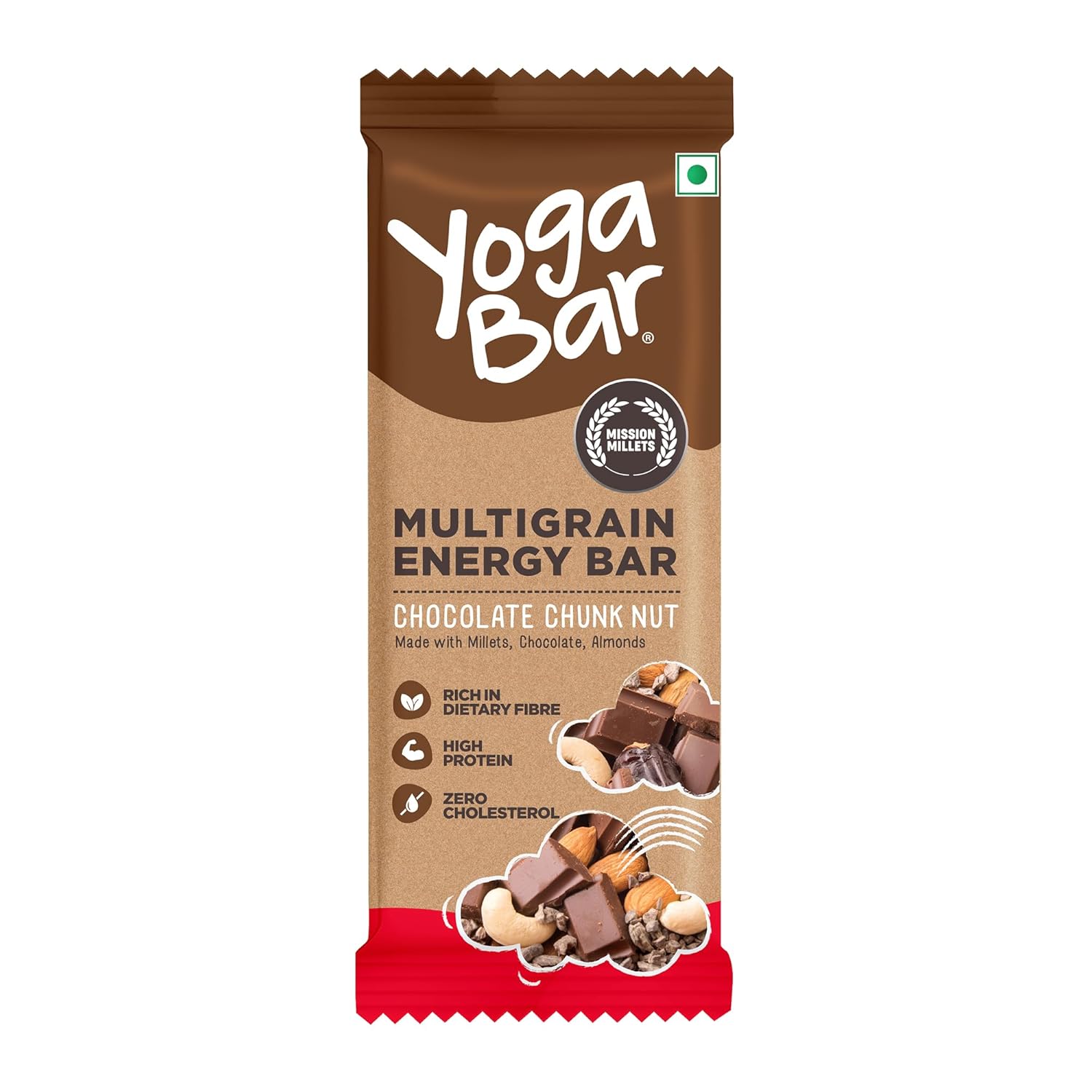 Yoga Bar Chocolate Chunk Nut Multigrain Energy Bars - Distacart