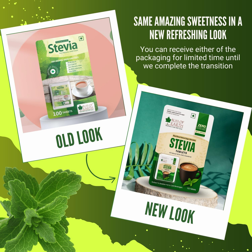 Bliss of Earth 99.8% REB-A Stevia Tablets - Distacart