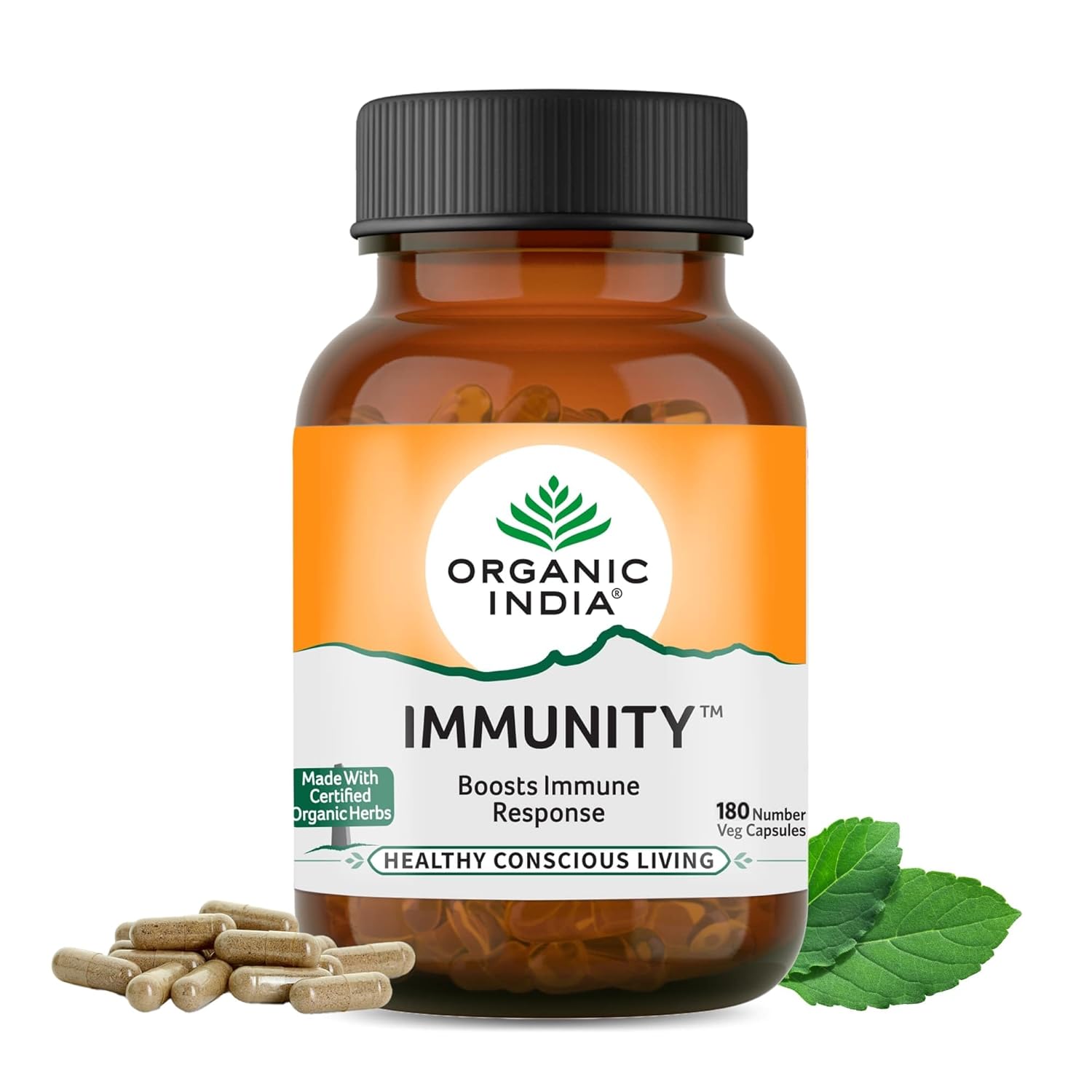 Organic India Immunity Capsules - Distacart