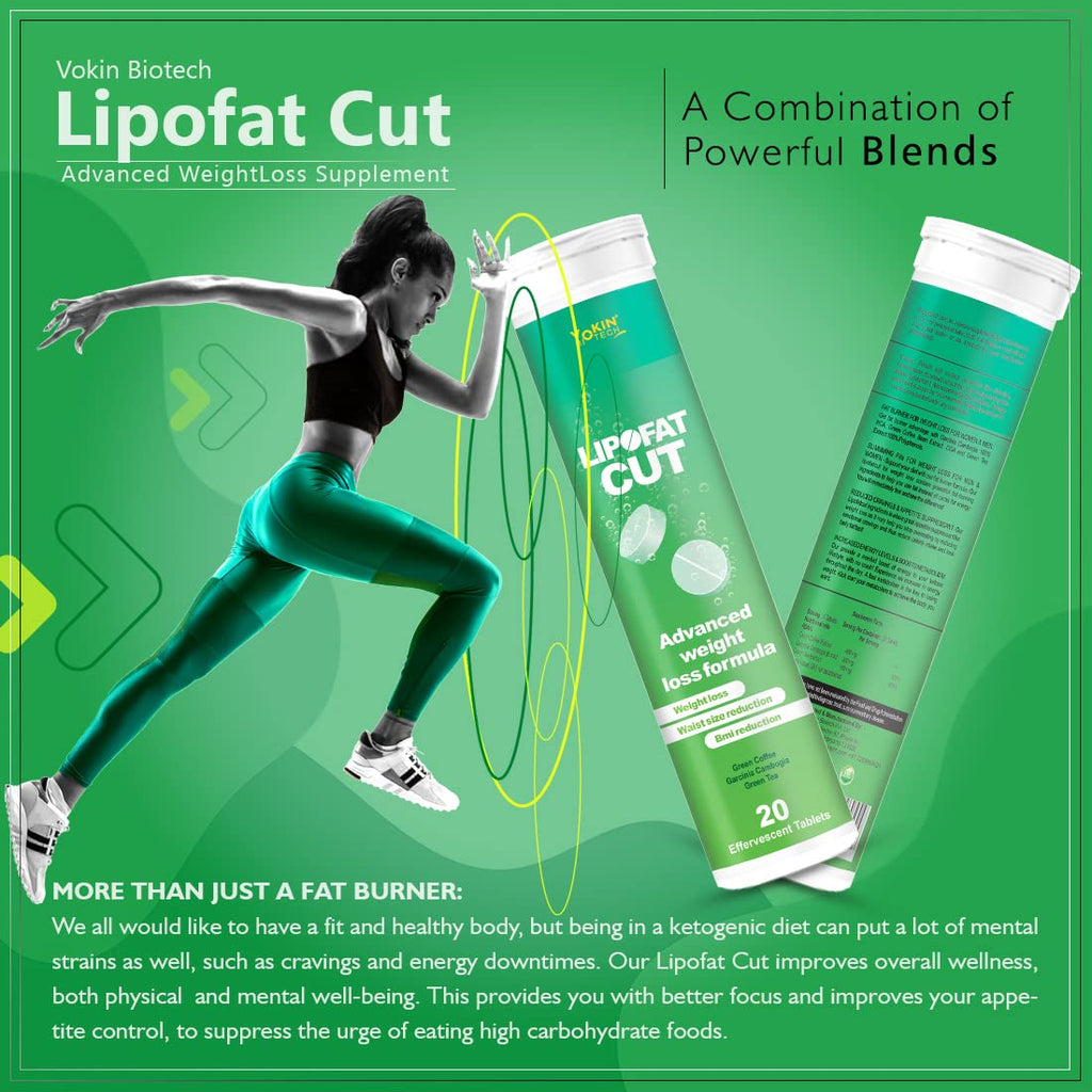 Vokin Biotech LipoFat cut Dietary Supplement Effervescent Water Soluble Tablets