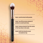 Miss Claire M8 - Tapered Powder (S) Brush - Rose Gold
