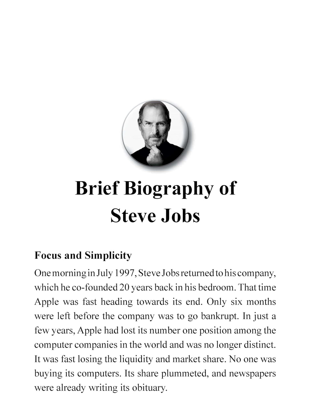 Success Lessons from Steve Jobs: The Entrepreneur, Innovator & Visionary Who Revolutionized Apple | A Guide to Greatness, Leadership & Life | English Edition
