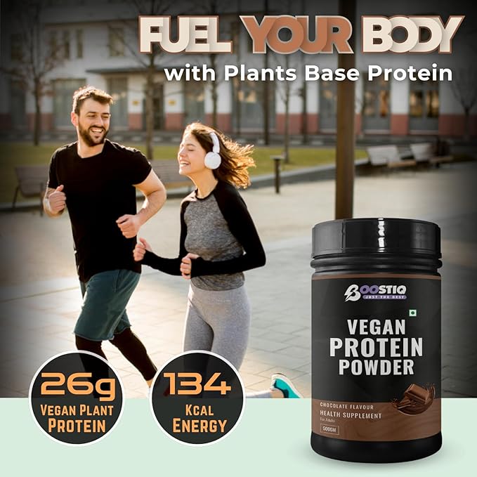 BOOSTIQ Vegan Plant Protein Powder - Chocolate Flavour