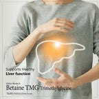 Vokin Biotech Betaine Trimethylglycine (TMG) for Support Healthy Homocysteine Levels