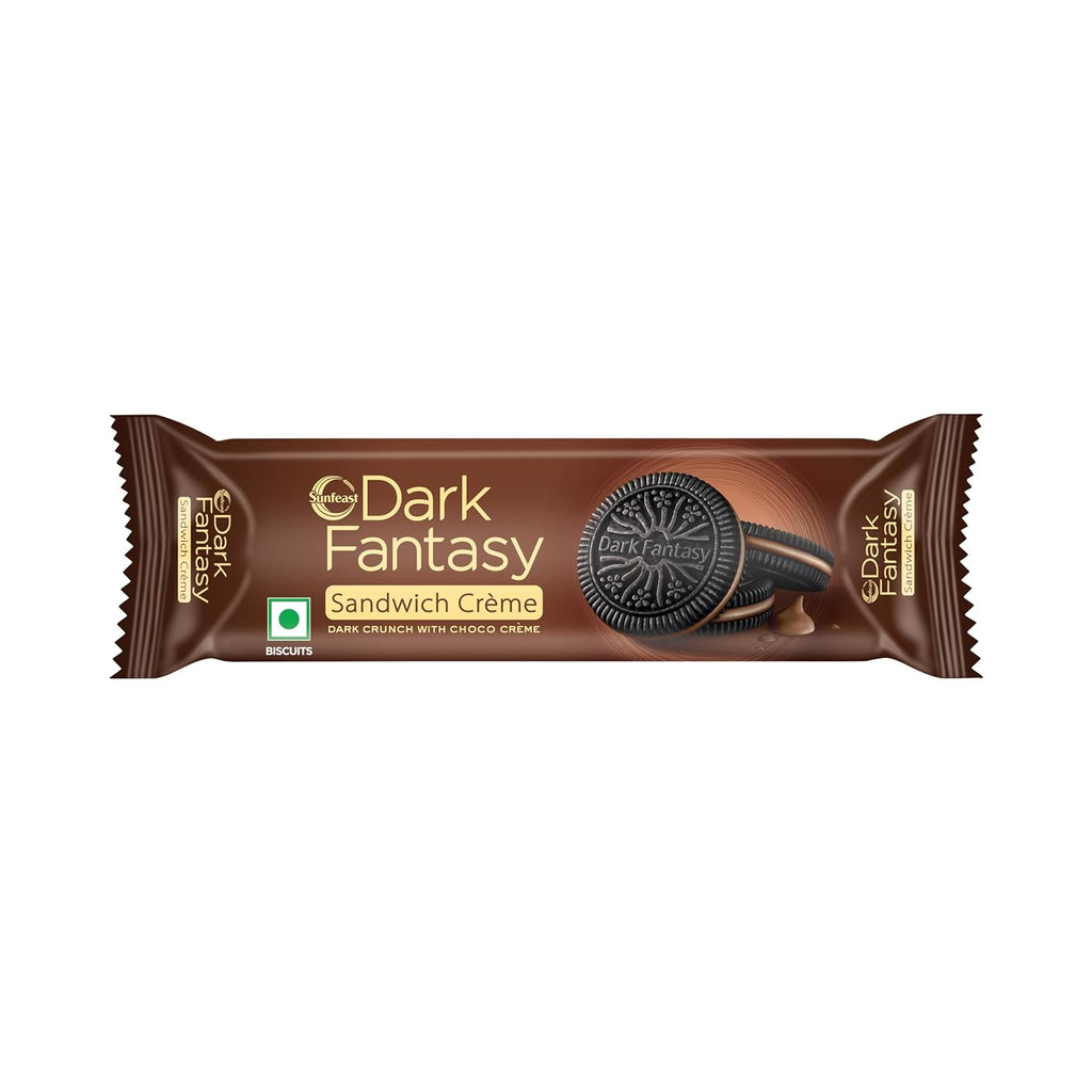 Sunfeast Dark Fantasy Sandwich Creme Dark Crunch With Choco Creme