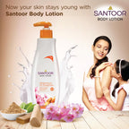 Santoor Body Lotion Whitening And UV Protection - Distacart