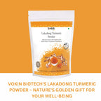 Vokin Biotech Lakadong Turmeric Powder | High Curcumin Content 7-9% Haldi Powder | Immunity Booster