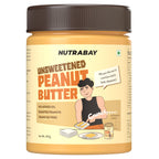 Nutrabay Unsweetened Peanut Butter (Crunchy)