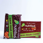 Nutritius Hazelnut Butter & Sukha MEWA Chikkis, 125 Grams (Pack of 3) - Starter Pack - Distacart