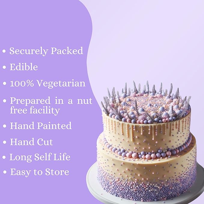lavender sprinkles bottle for decoration bottle 100 g
