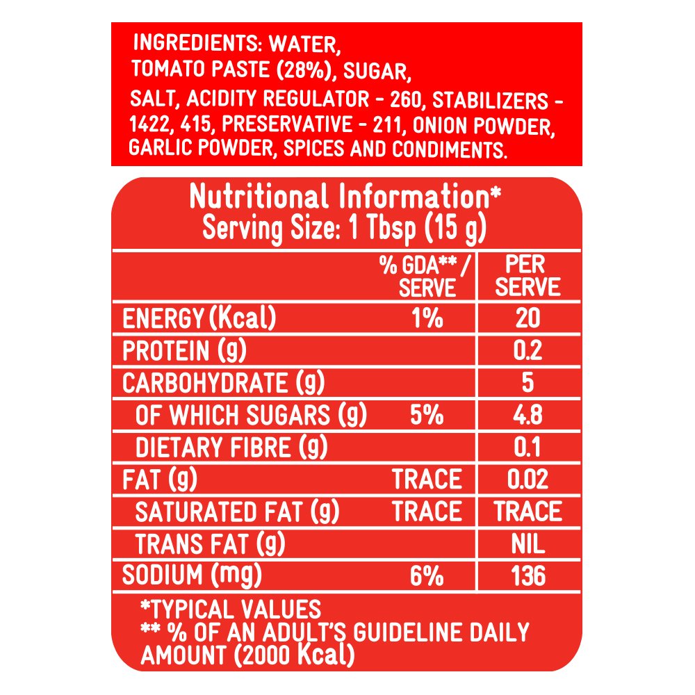 Kissan Fresh Tomato Ketchup - Distacart