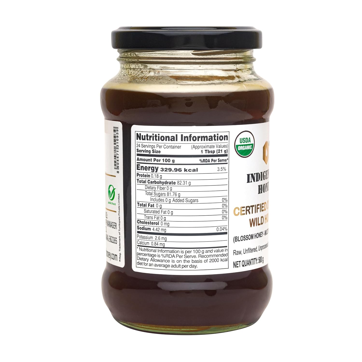Indigenous Honey Raw Organic Honey Unprocessed Unfiltered Unpasteurized Pure Natural Original Honey - Distacart