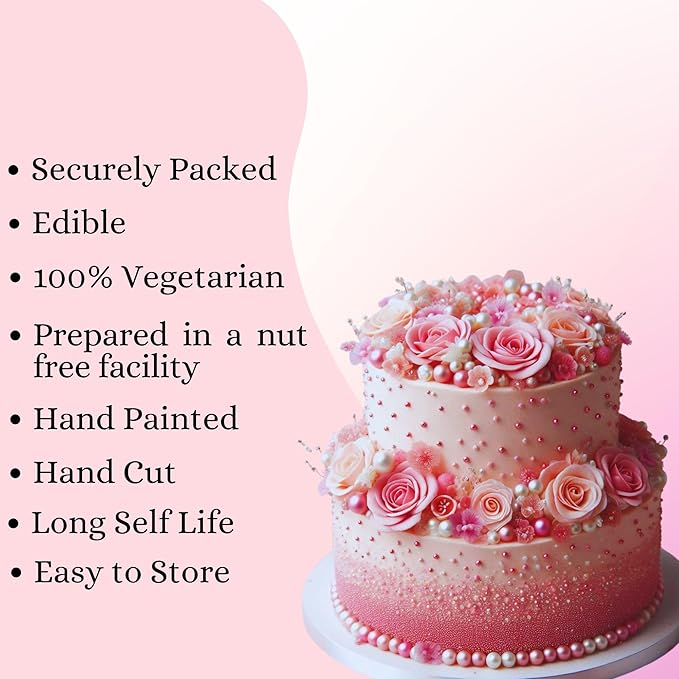 rose pink sprinkles bottle for decoration bottle 100 g