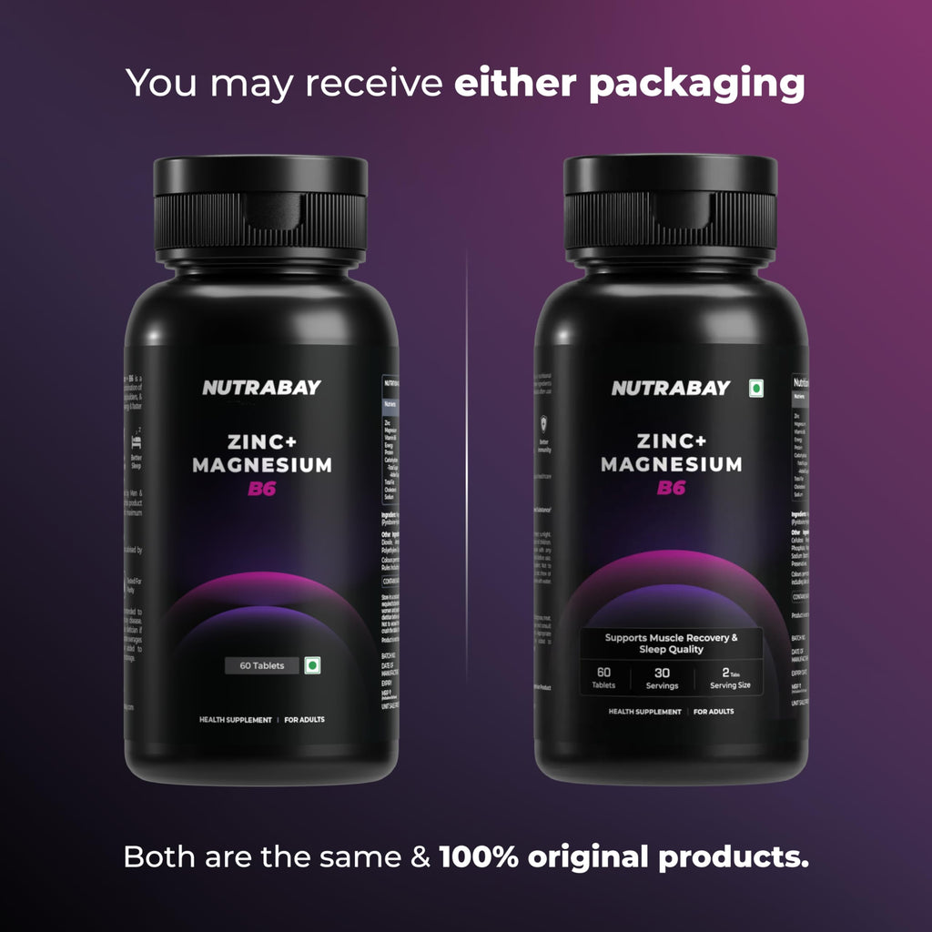 Nutrabay Zinc+ Magnesium B6 - 60 Tablets