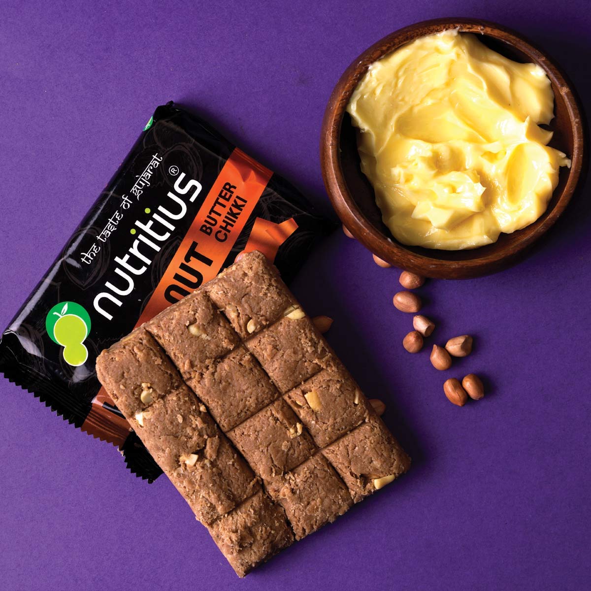 Nutritius Hazelnut Butter & Sukha MEWA Chikkis, 125 Grams (Pack of 3) - Starter Pack - Distacart